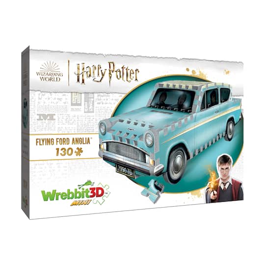 Harry Potter Collection - Flying Ford Anglia Mini 3D Puzzle: 130 Pcs By Wrebbit | 11.125" x 7.5" x 2.375" | Michaels®